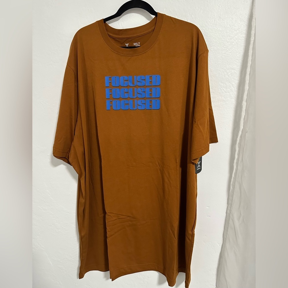 Xersion Men's Toasted Tee Graphic, Size 3XLT, NWT